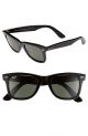 Ray Ban 0RB2140 901 50 BLACK CRYSTAL GREEN Acetate Unisex size 50 sunglasses