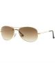 Ray Ban 0RB3362 001/51 59 ARISTA CRYSTAL BROWN GRADIENT Metal Man size 59 sunglasses