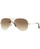 Ray Ban 0RB3025 001/3K 58 GOLD CRY. BROWN MIRROR SILVER GRAD. Metal Man size 58 sunglasses