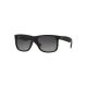 Ray Ban 0RB4165 622/T3 55 BLACK RUBBER POLAR GREY GRADIENT Nylon Man size 55 sunglasses