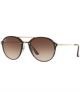 Ray Ban 0RB4292N 710/13 62 LIGHT HAVANA BROWN GRADIENT Injected Unisex size 62 sunglasses