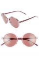 Ray Ban 0RB4304 640075 53 TRASPARENT PINK DARK VIOLET Injected Woman size 53 sunglasses