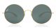 Ray Ban 0RB3592 901371 50 RUBBER GOLD DARK GREEN Metal Woman size 50 sunglasses
