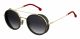 Carrera  brand UNISEX sunglasses with a GOLD RED frame and DARK GREY SHADED lens with a lens width of 50mm and model number Carrera 167/S